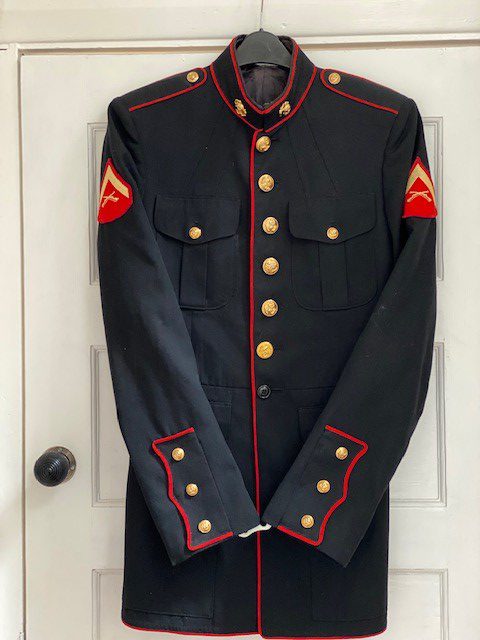 USMC US MARINE CORPS DRESS BLUES JACKET 396 Station Antiques Collectibles