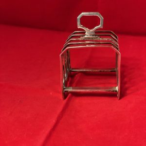 Vintage Mappin and Webb silver Plate 4 Slice Toast Rack, (899