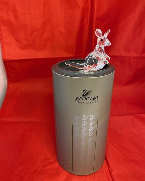 SWAROVSKI KANGAROO with baby joey BOXED (1219)