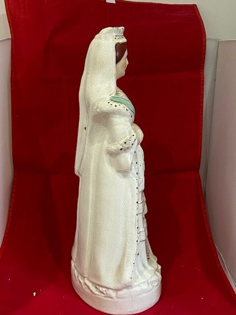 Large Staffordshire Portrait Pair Of Queen Victoria And The Prince Of Wales c.1880 (1261) - Image 8