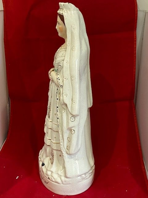 Large Staffordshire Portrait Pair Of Queen Victoria And The Prince Of Wales c.1880 (1261) - Image 7