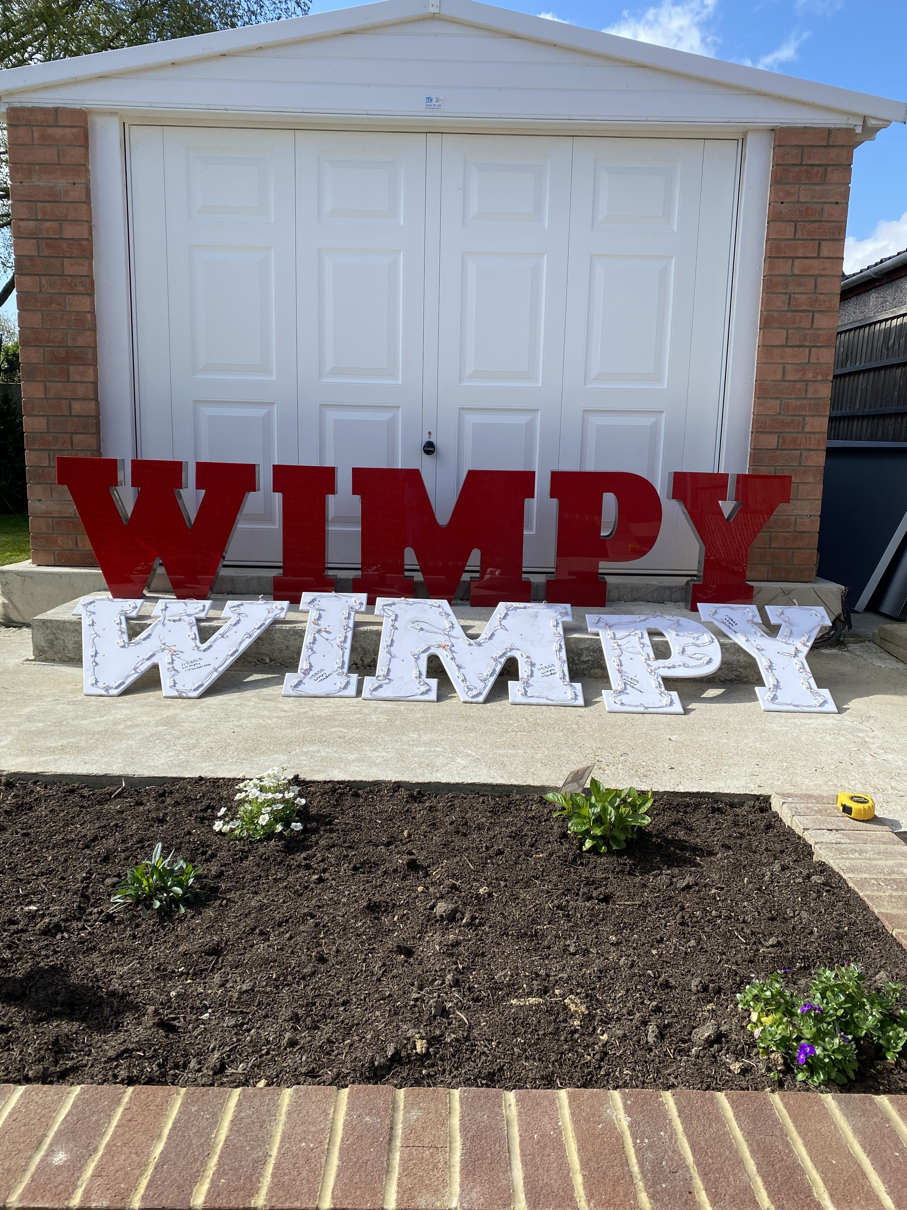 huge light up wimpy sign (1296) - Image 2