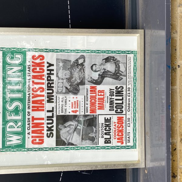 Original Giant Haystacks 1970s wrestling poster (1272)
