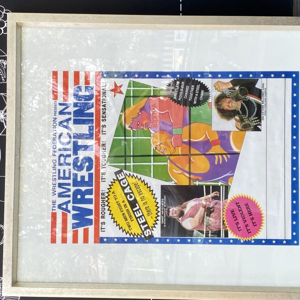 Original 1970s American wresting poster (1275)