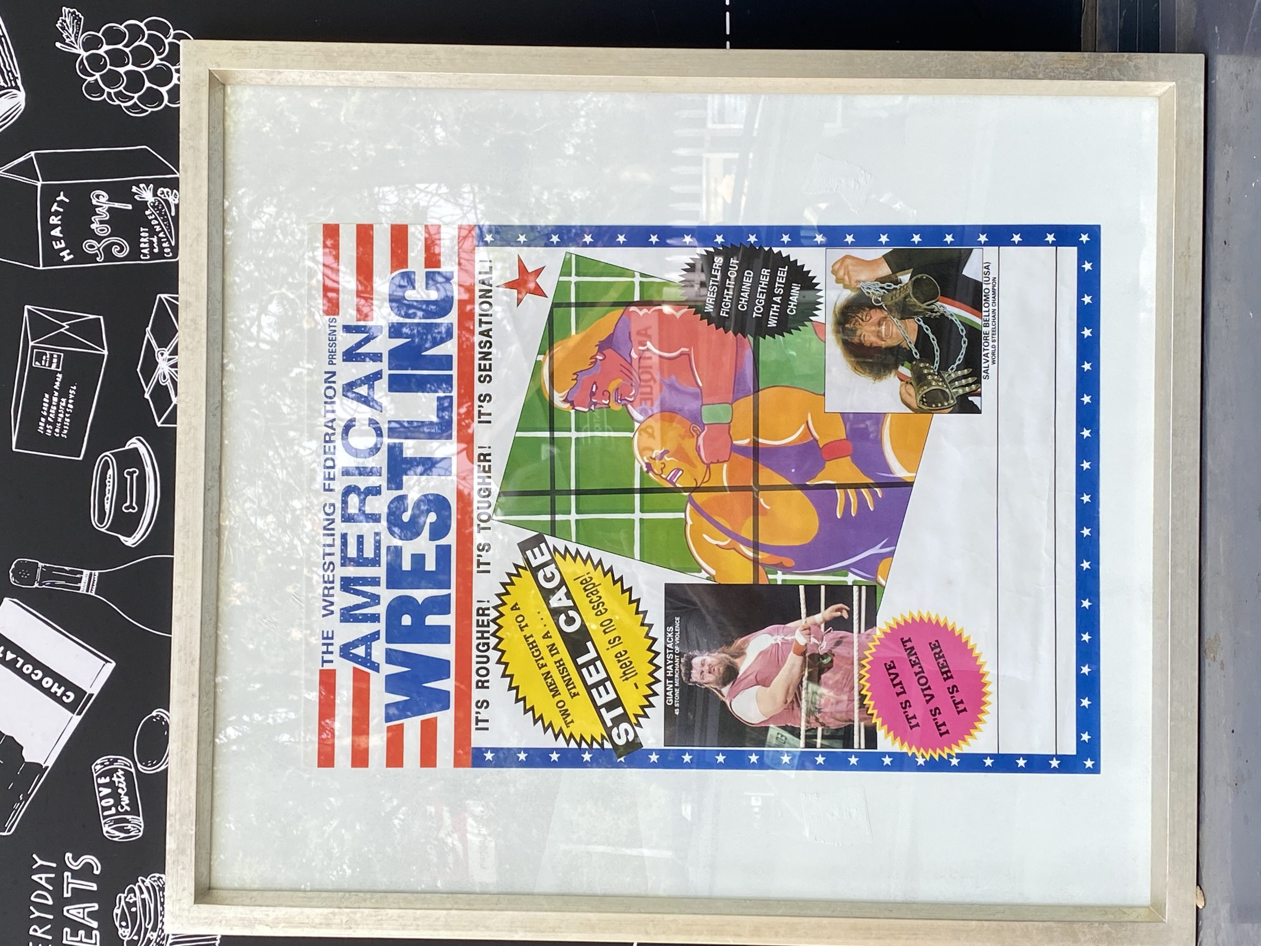 Original 1970s American wresting poster (1275)