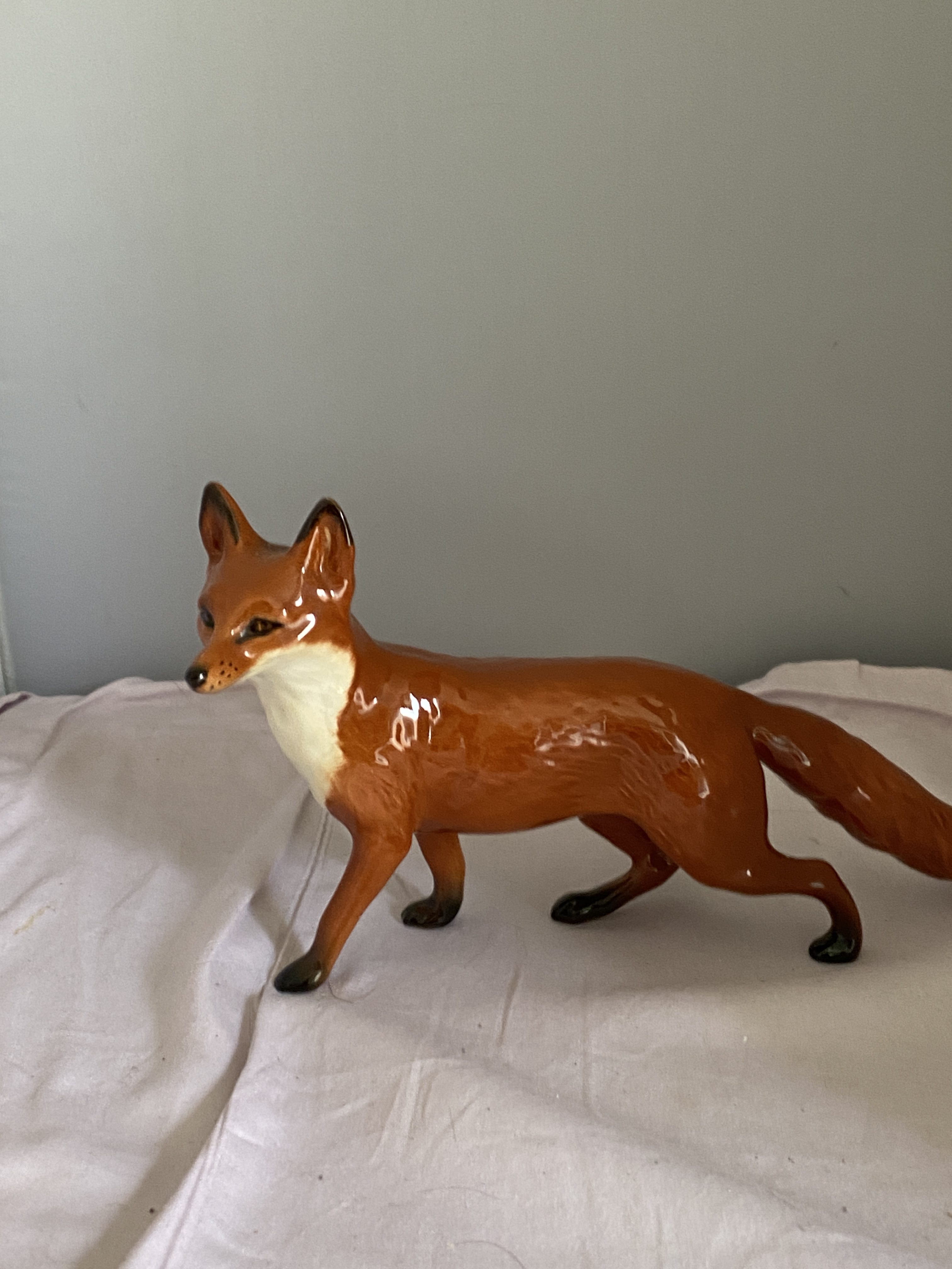 Beswick-large-fox-standing-vintage-gloss-model number 1016A (1280) - Image 8
