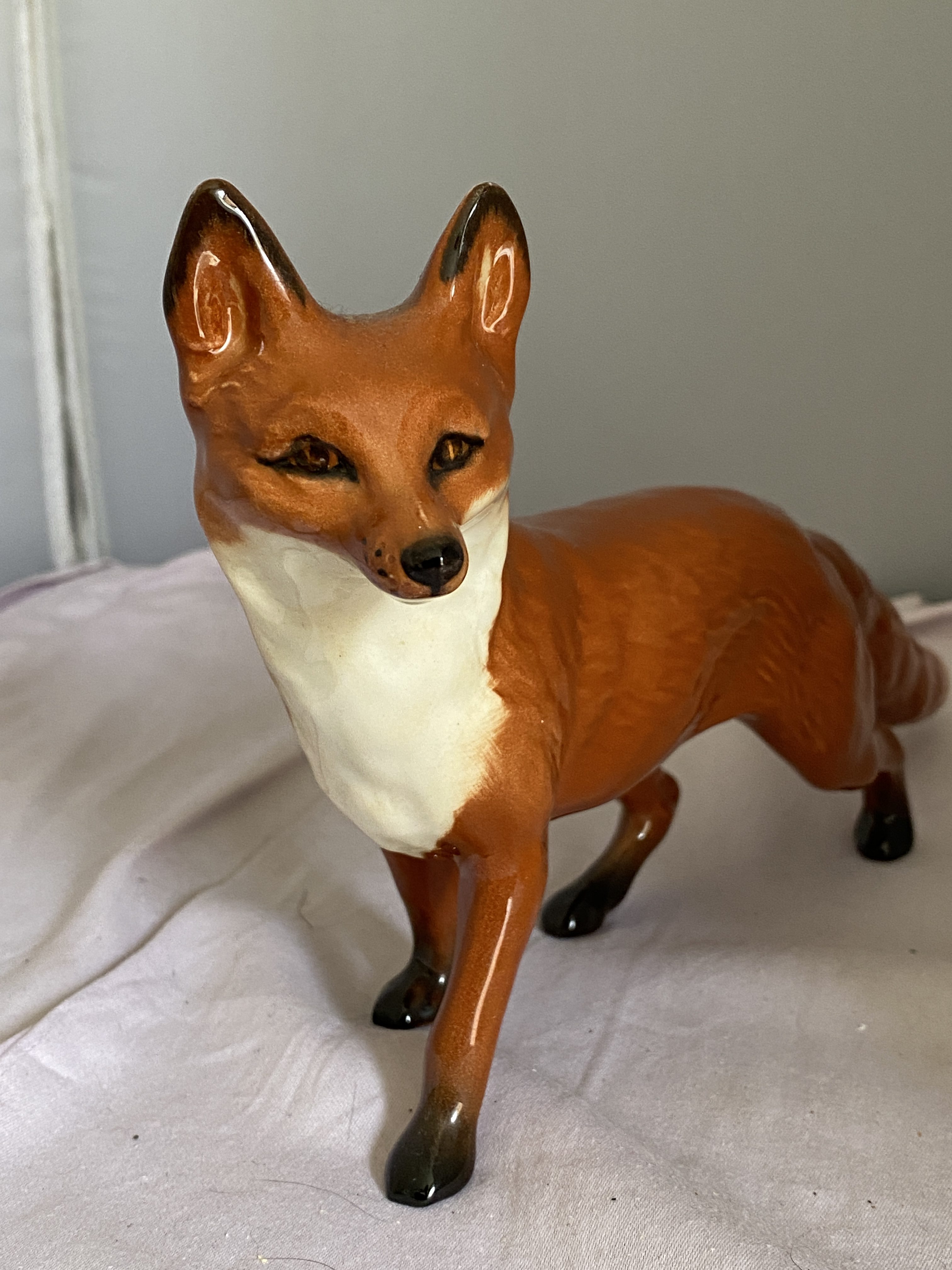 Beswick-large-fox-standing-vintage-gloss-model number 1016A (1280) - Image 6