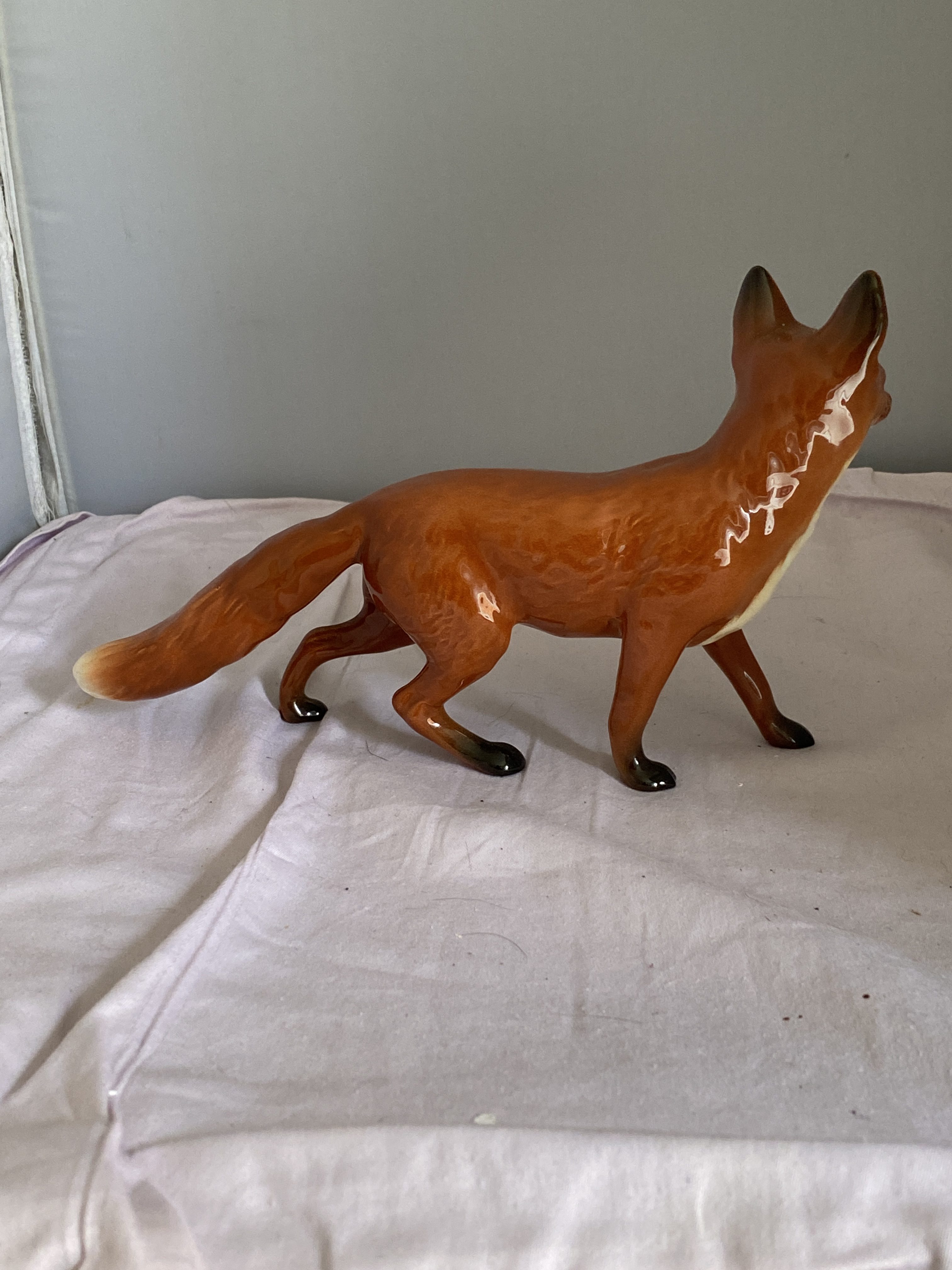 Beswick-large-fox-standing-vintage-gloss-model number 1016A (1280) - Image 5