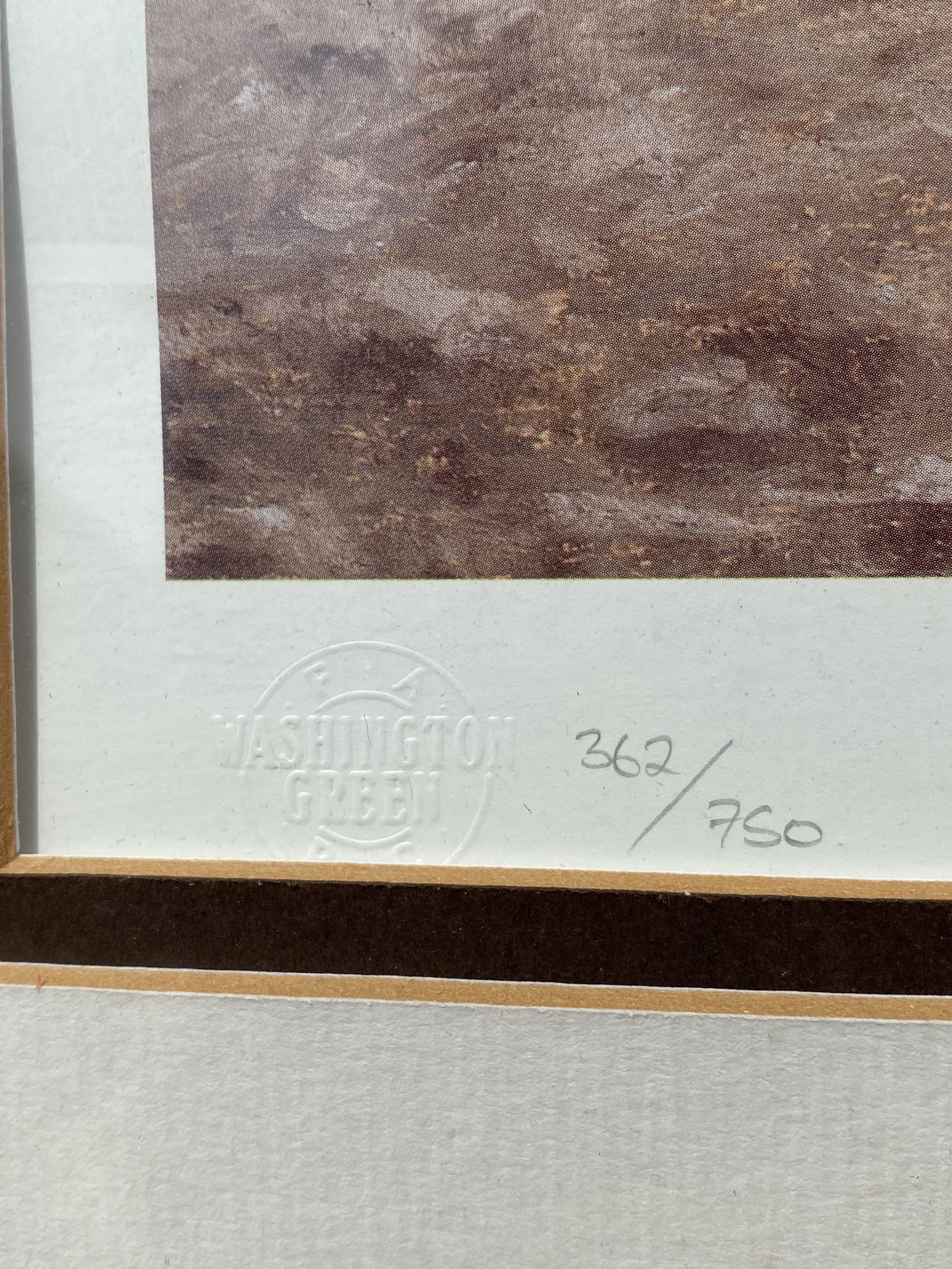 Nigel hemming limited edition framed signed print. Like Father Like son with certificate (1283) - Image 8