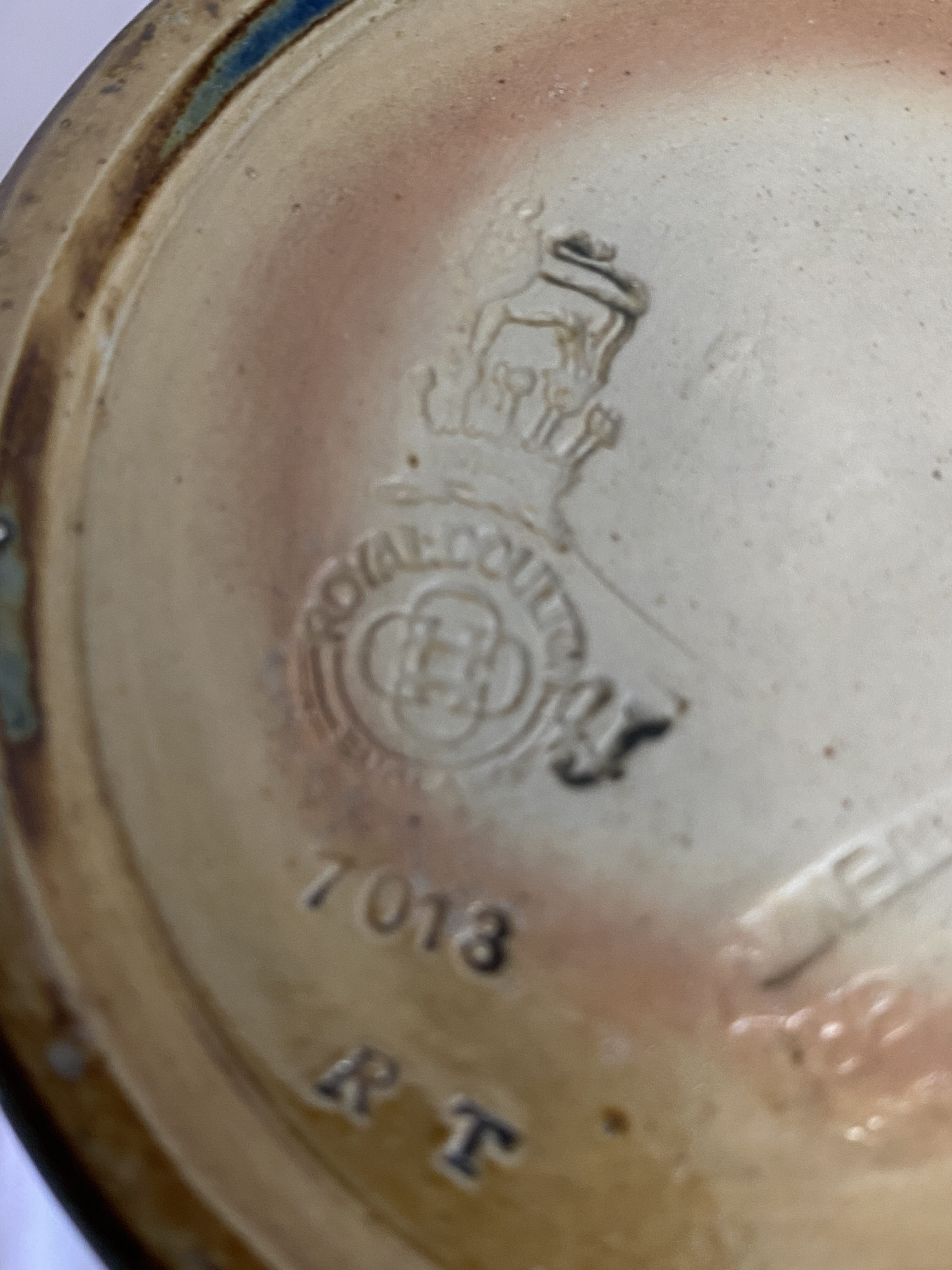 Royal doulton cobalt blue vase (1288) - Image 3