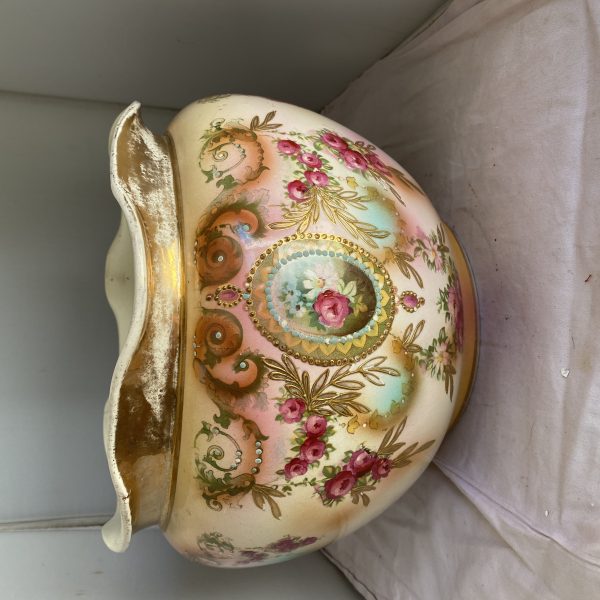 W. Adams Ceramic Art Nouveau Jardiniere  (1294)