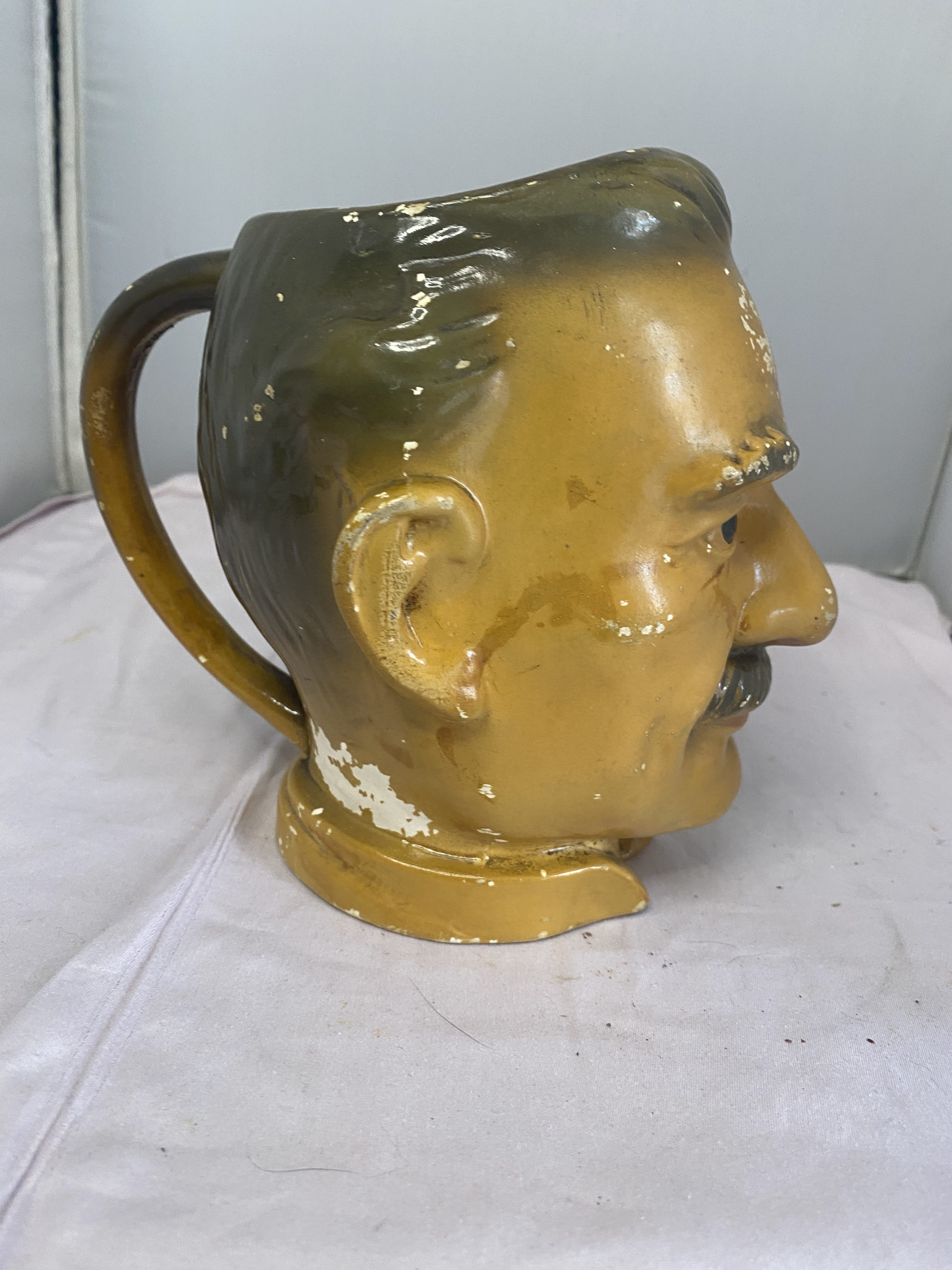 RARE Sylvac Neville Chamberlain character jug model 1463 (1297) - Image 12