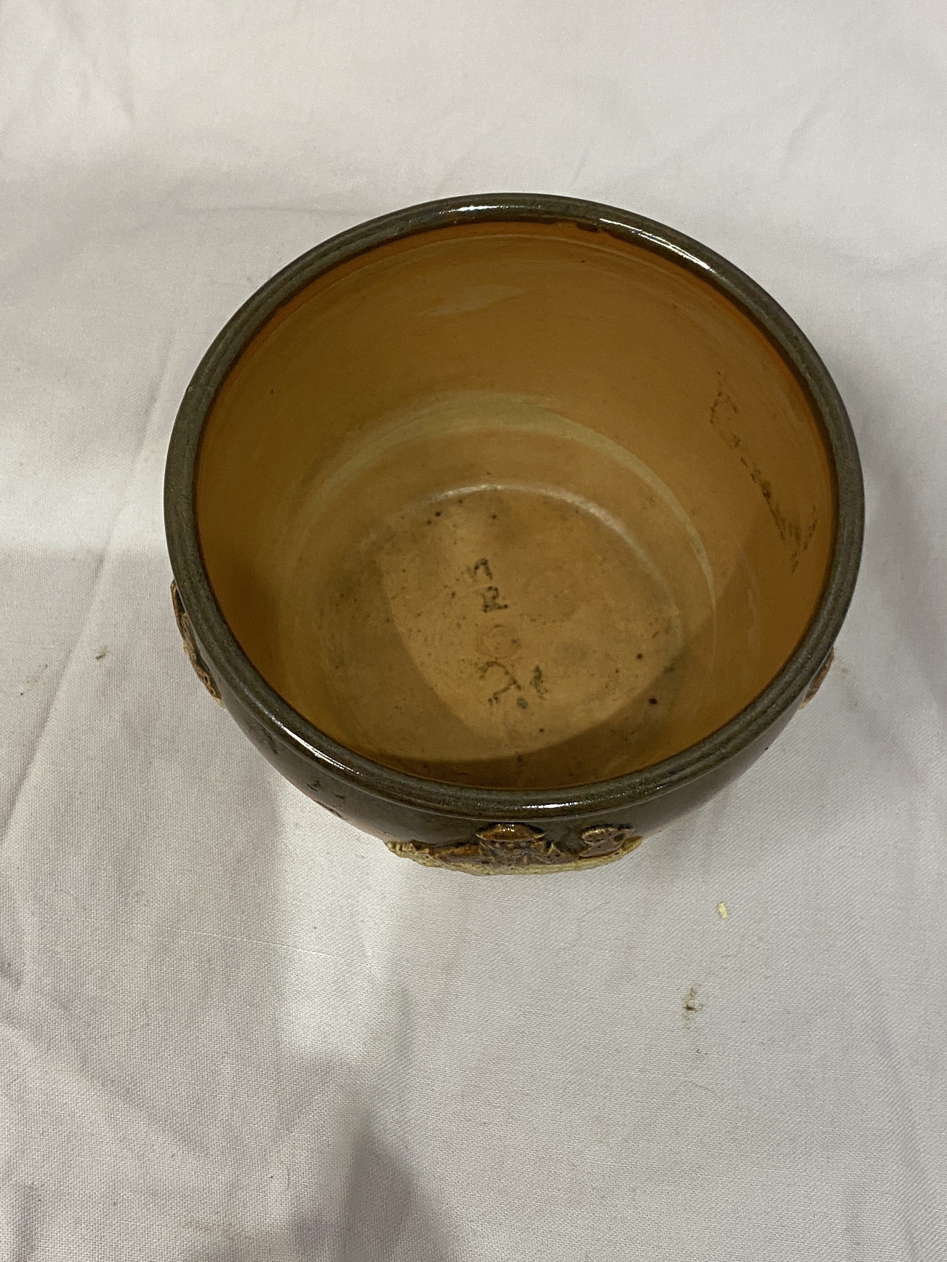 Vintage Royal Doulton Lambeth Stoneware bowl Hunting Party Scenes (1310) - Image 2