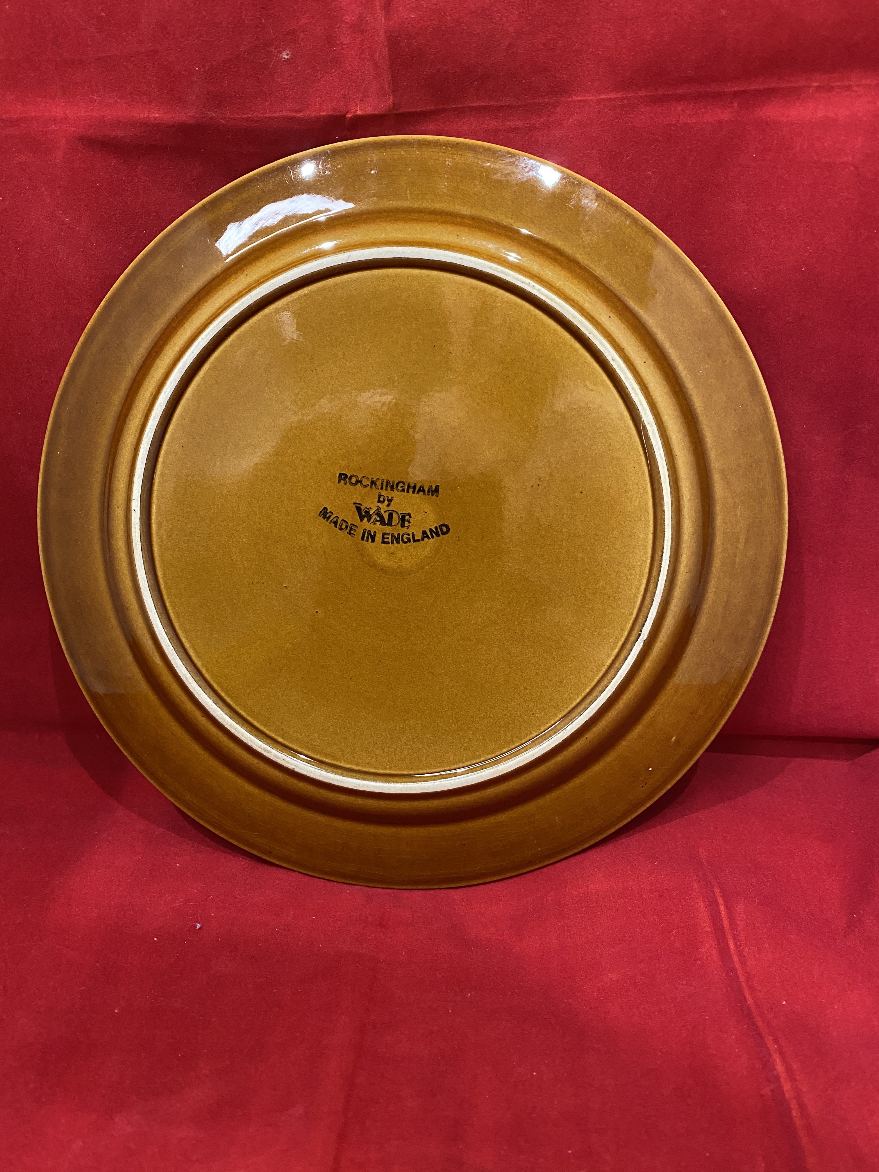 Rockingham by Wade CROSSE & BLACKWELL Branston Pickle Plate Vintage (1314) - Image 5