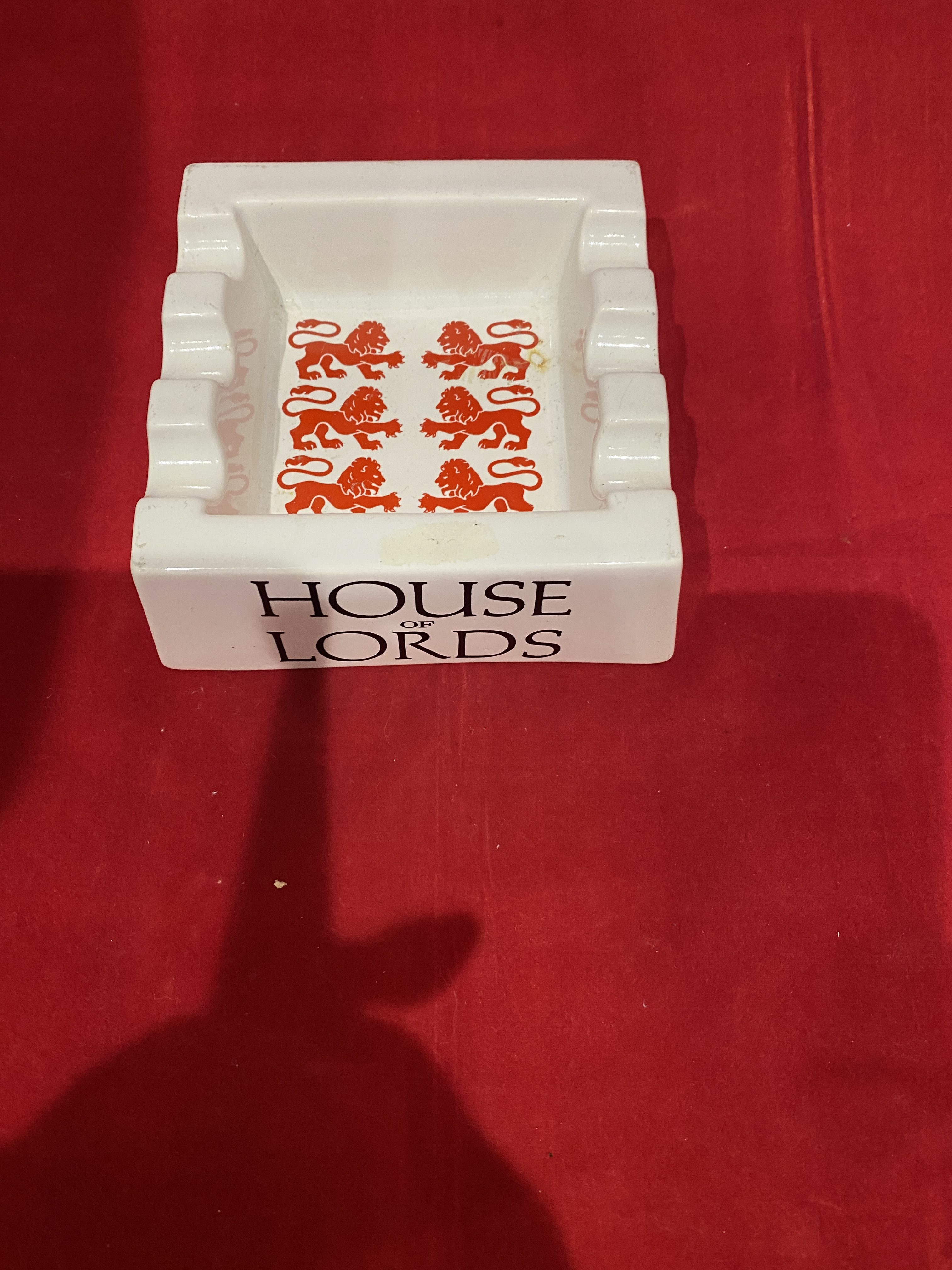 carlton ware house of lords ashtray booths gin (1315)