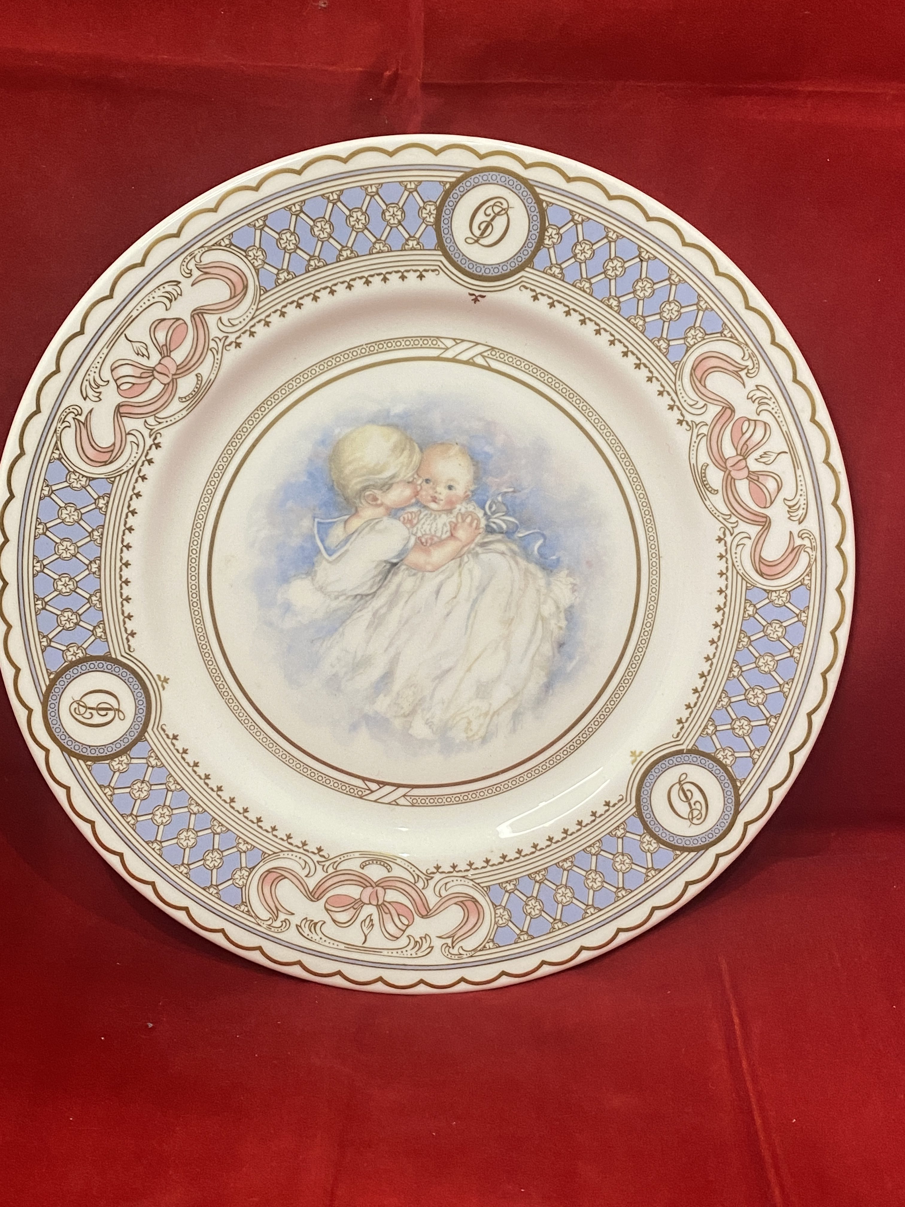 Royal Doulton The Birth Celebration Plate The Prince Henry Charles Albert David (1317)