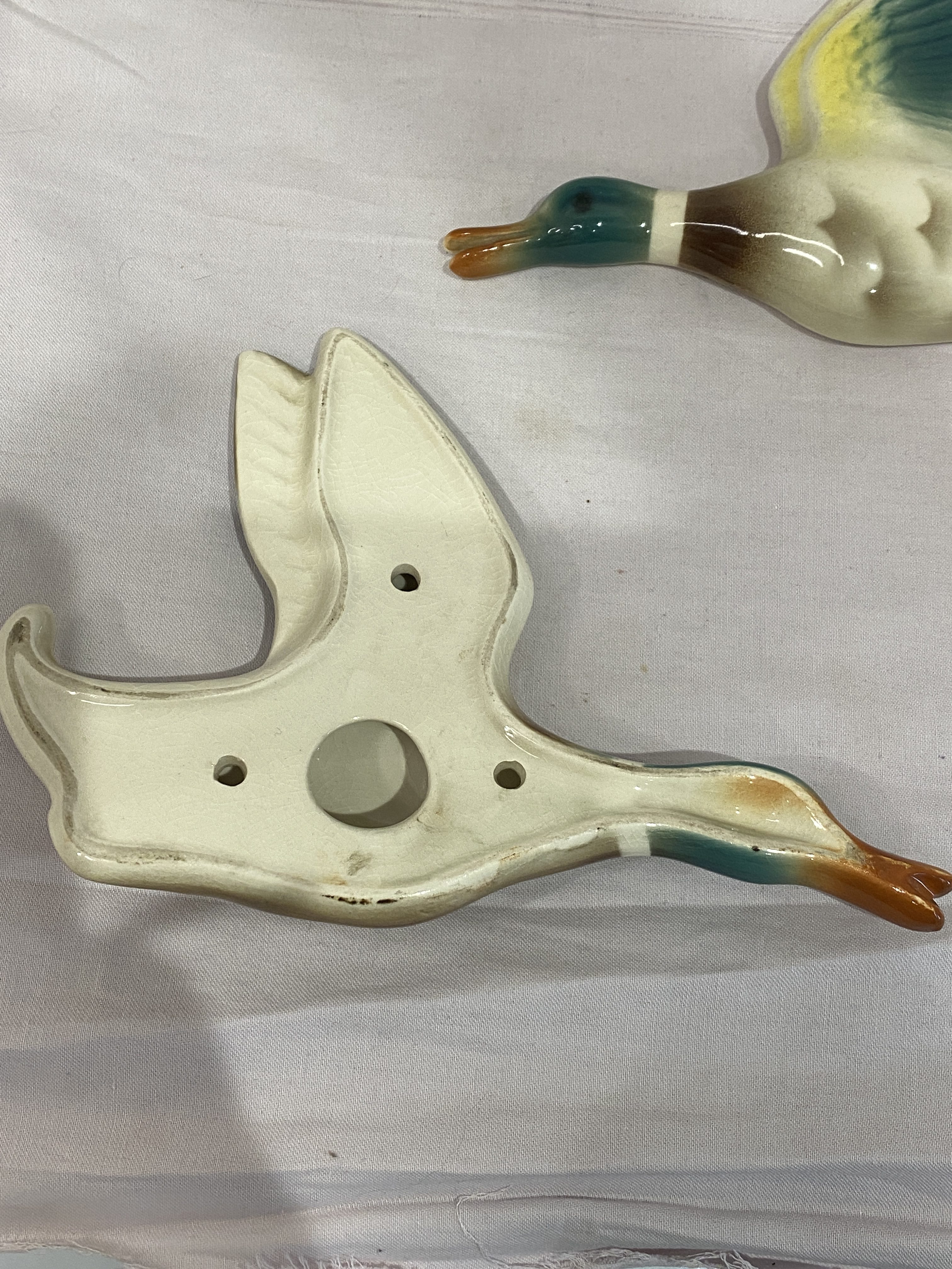 Vintage graduating Keele Street Pottery Flying Duck Trio (1320) - Image 6
