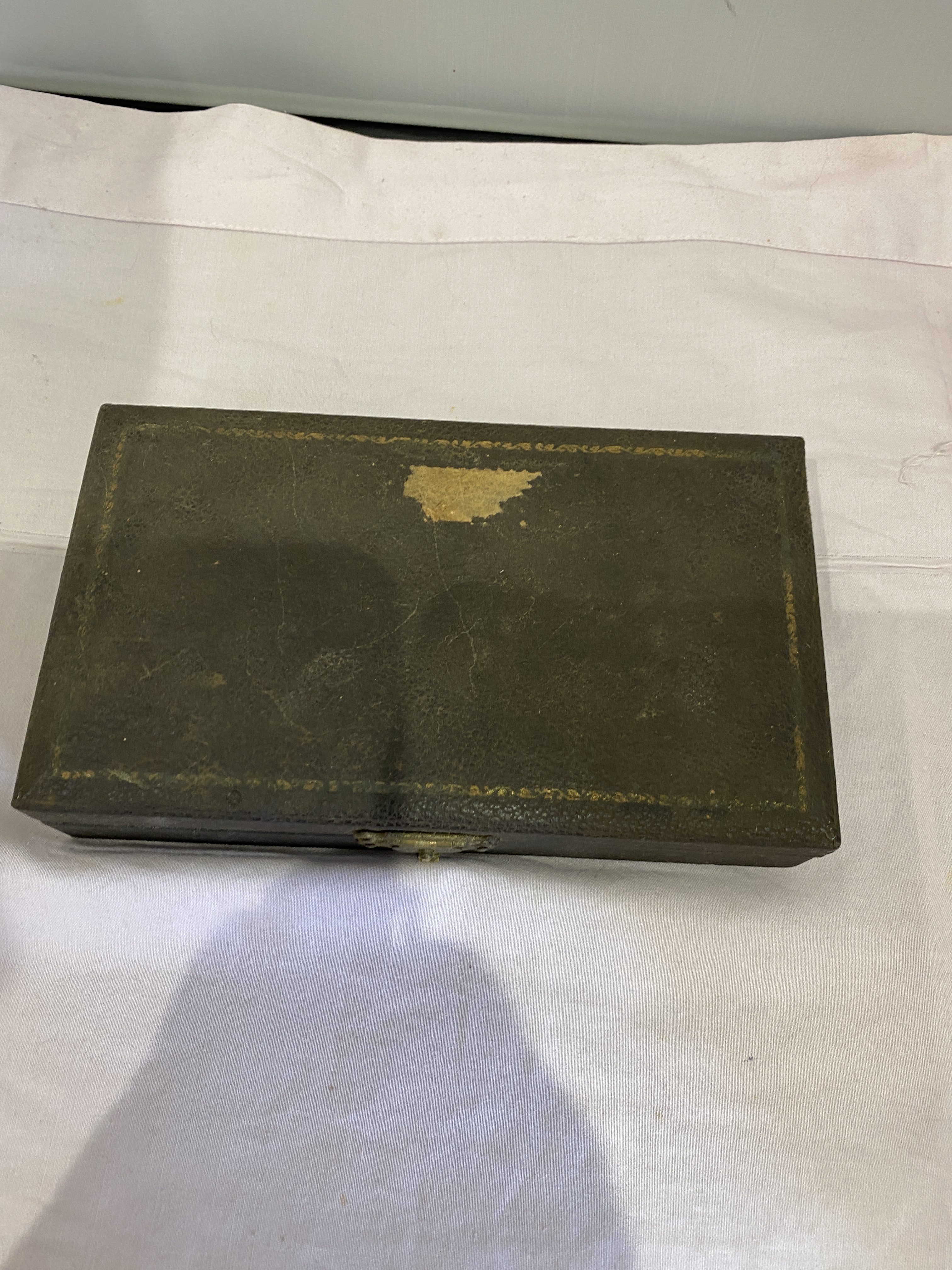 silver plate coaster with 2 silver plate decanter labels (1322) - Image 7