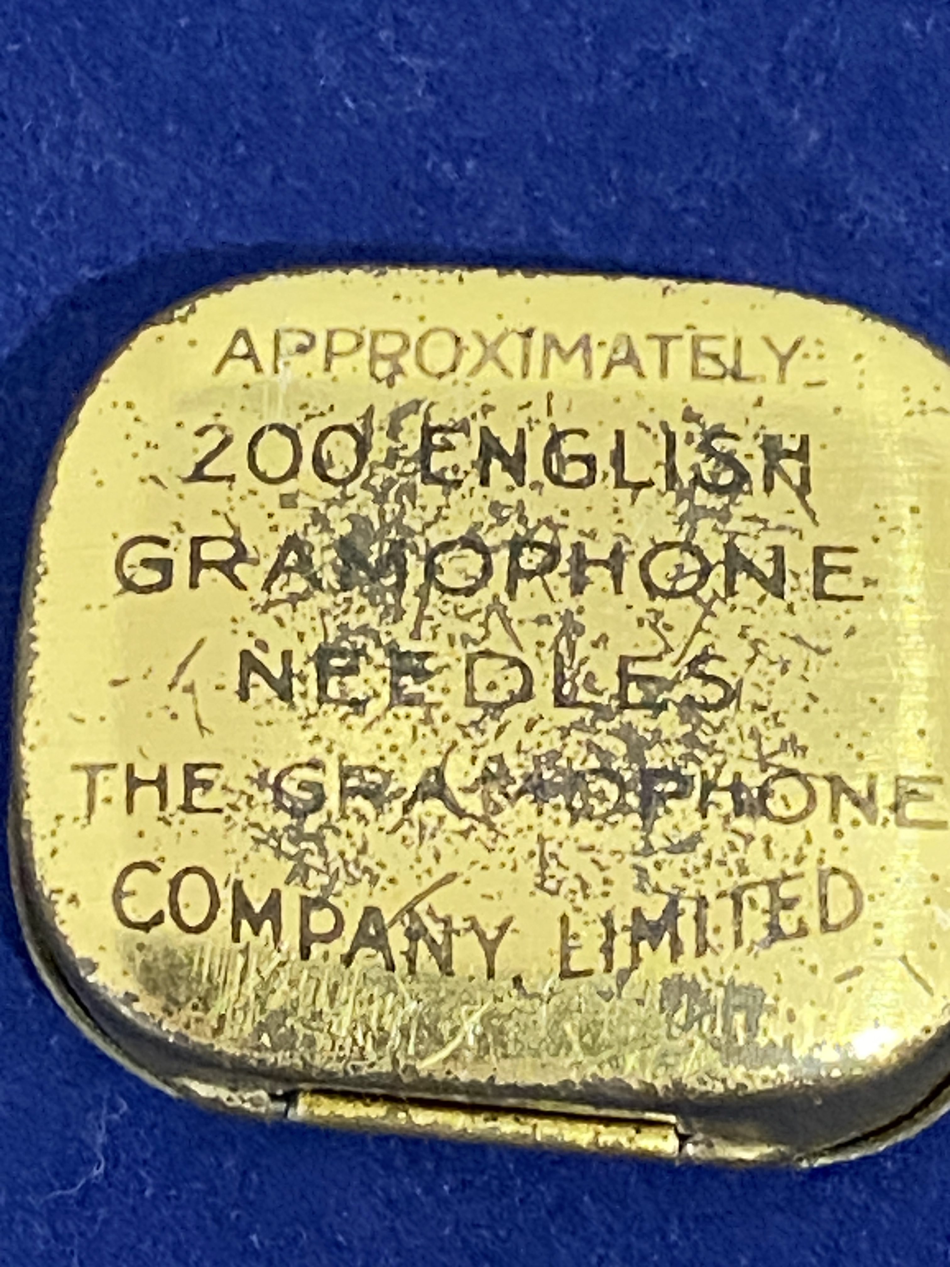 Vintage His Master Voice gramophone needle ."Nipper Tin".1930's (1250) - Image 7