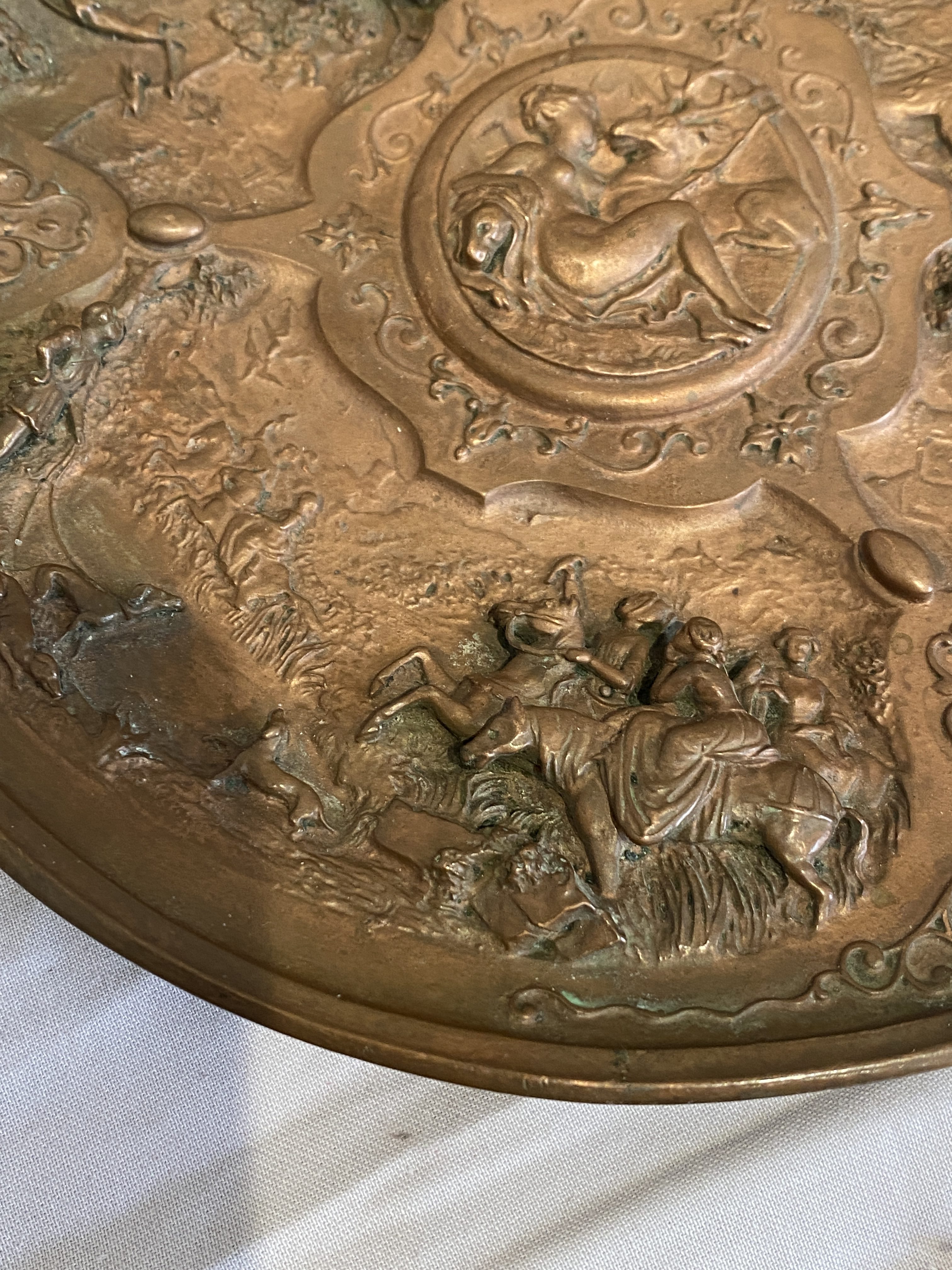 A Very Attractive C19th Revival Bronze color Tazza (1256) - Image 9