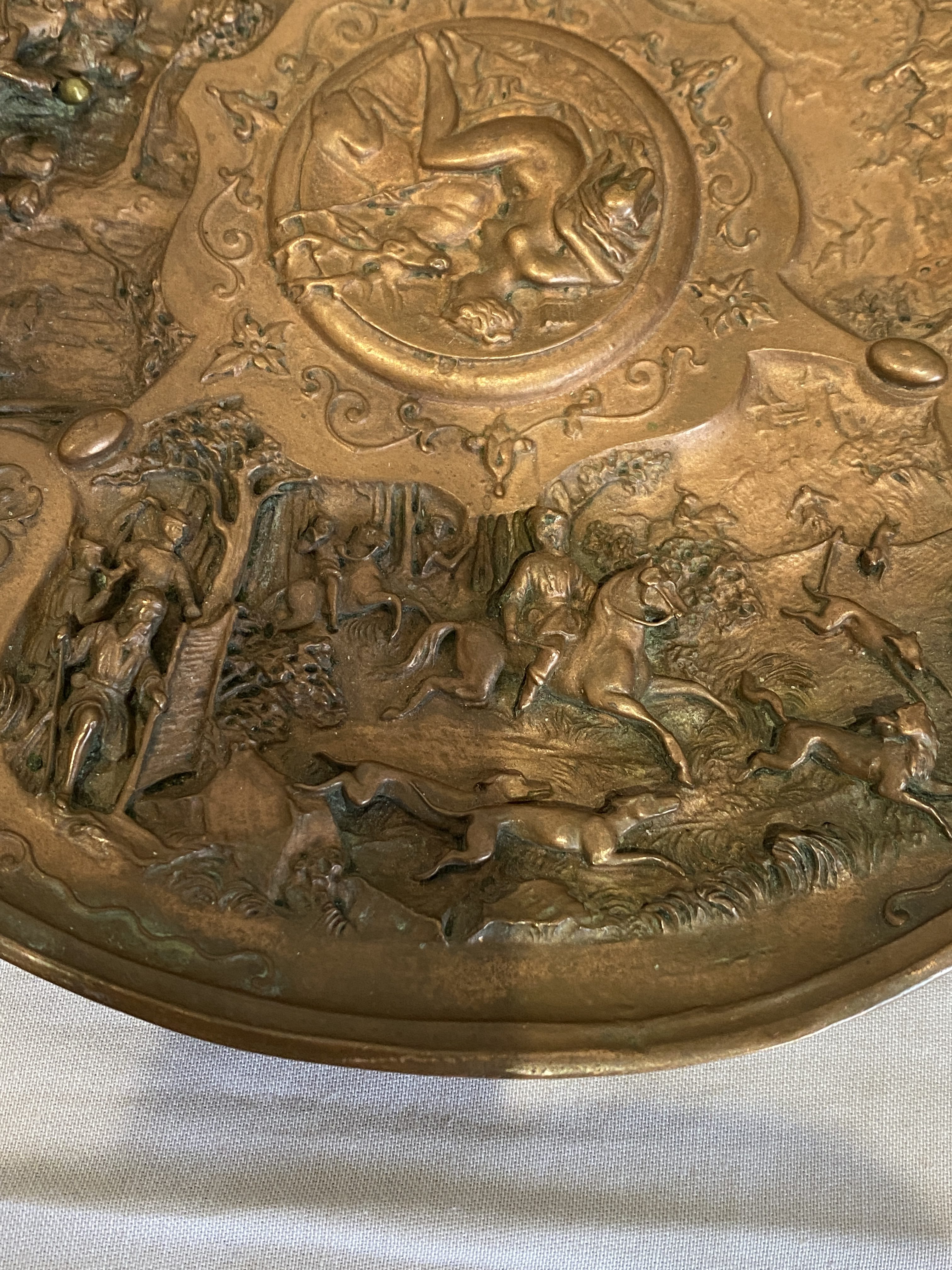 A Very Attractive C19th Revival Bronze color Tazza (1256) - Image 7