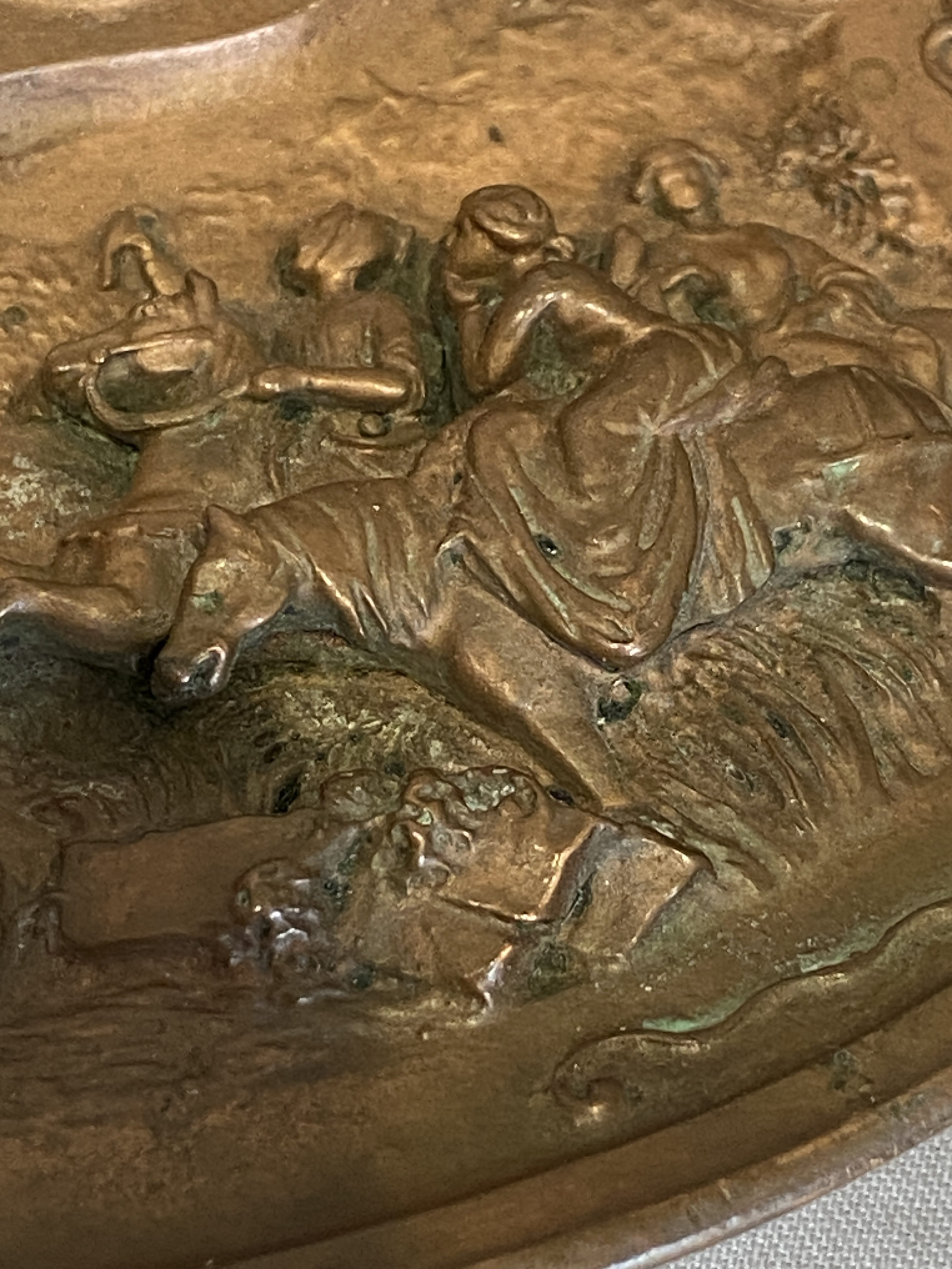 A Very Attractive C19th Revival Bronze color Tazza (1256) - Image 5