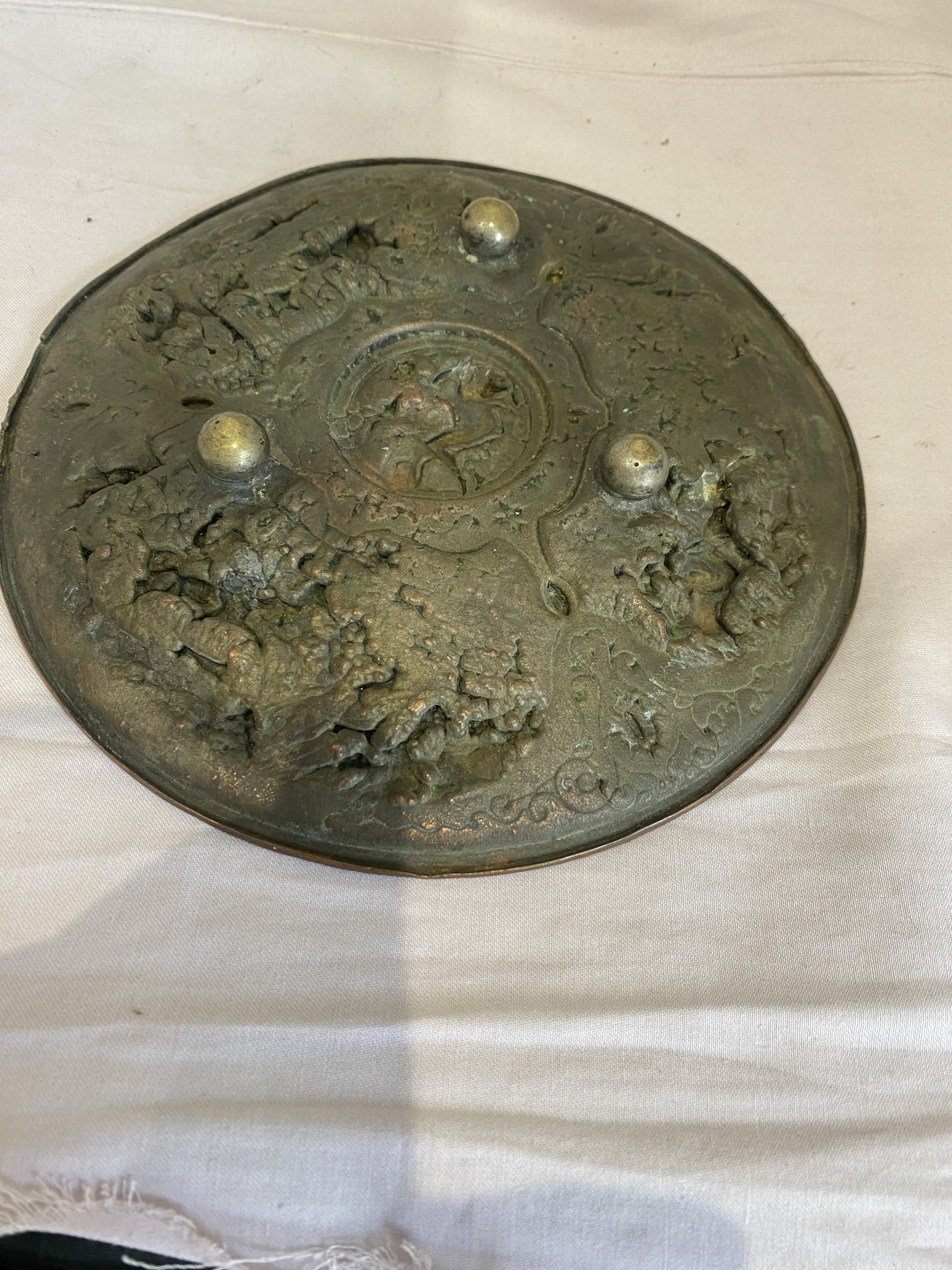 A Very Attractive C19th Revival Bronze color Tazza (1256) - Image 2