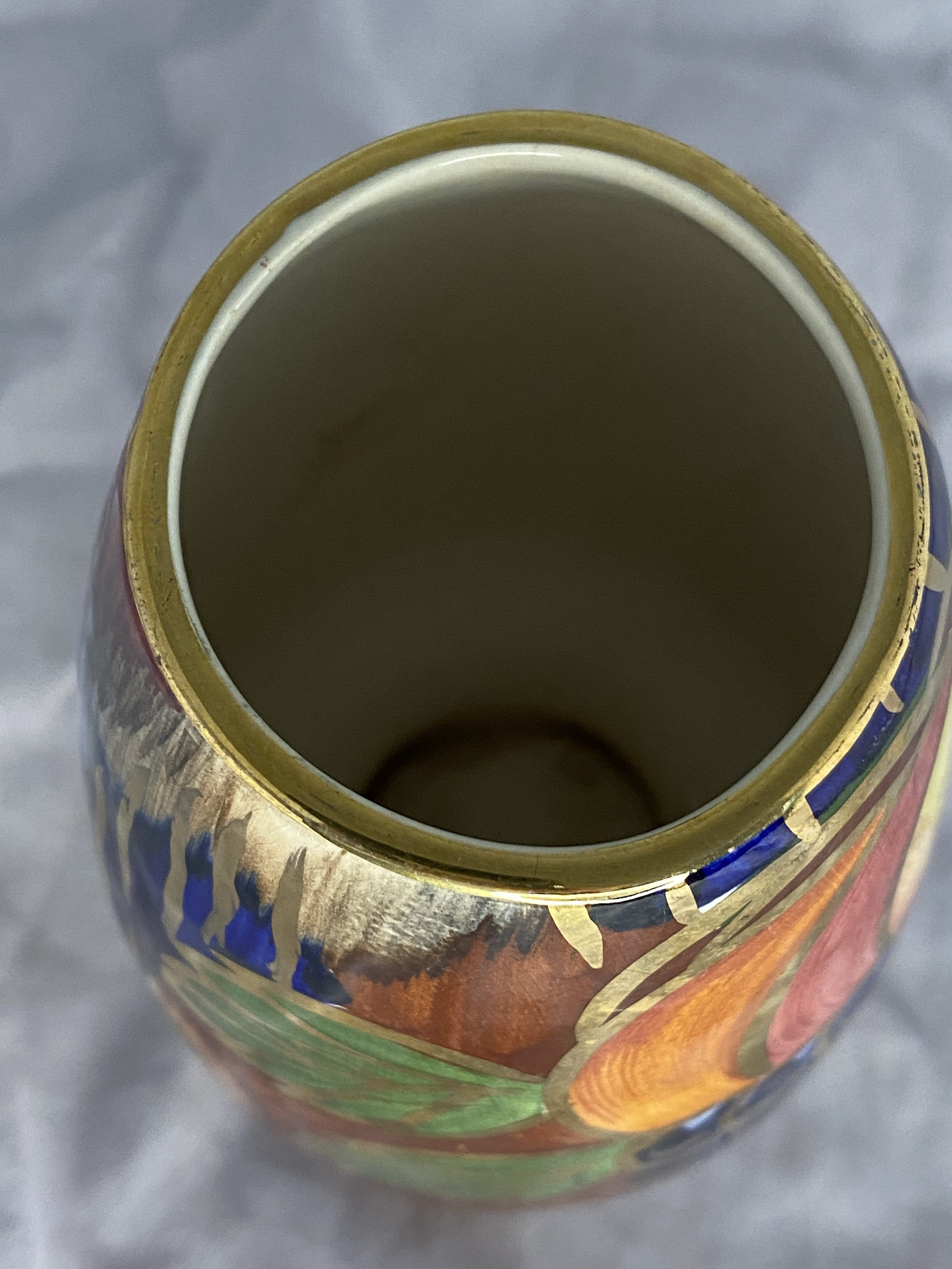 Vintage 1950s, Oldcourt Ware lustre Vase, (1269) - Image 5