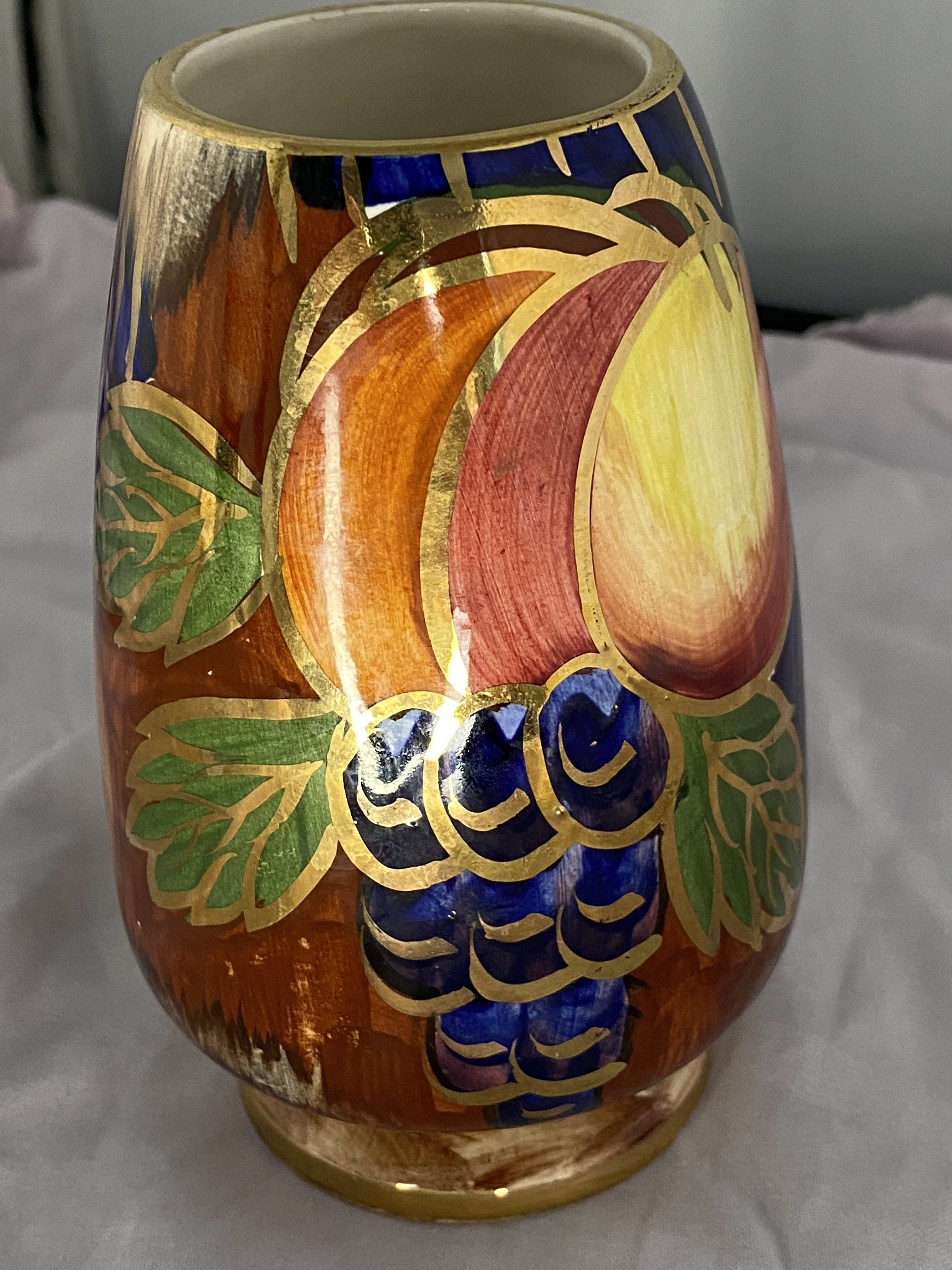 Vintage 1950s, Oldcourt Ware lustre Vase, (1269) - Image 4