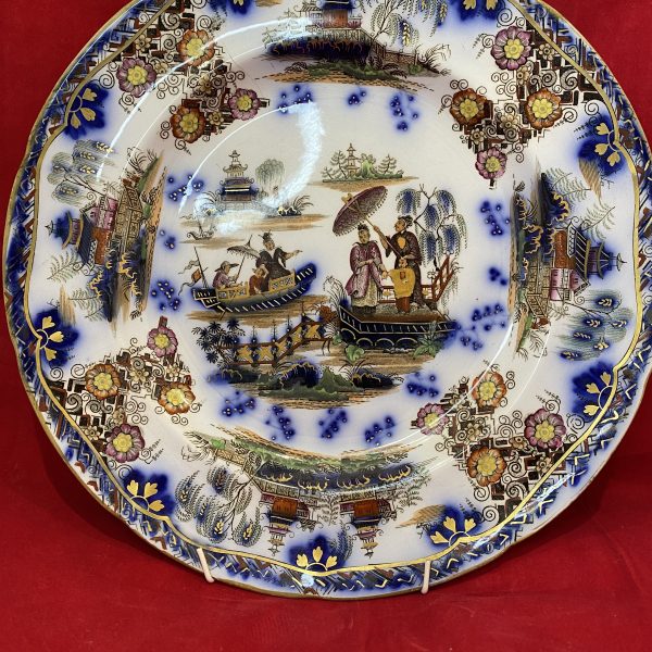 English plate, Ridgway, Imperial Stone “Batavia” 1830-1837 (1271)